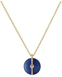 Ecce | Artisan Diamonds - Enamelled Mini Diamond Buttons 14K Solid Necklace - Lyst