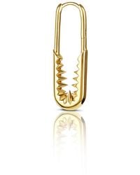 Kasun - Safety Pin Hoop Earrings - Lyst