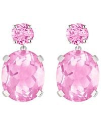 Augustine Jewels - Sterling Topaz Drop Earrings - Lyst