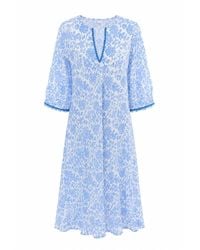 Kaminee - Floral Cotton Dress - Lyst