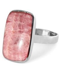 FV Jewellery - La Stèle Rhodochrosite & Rectangle Ring - Lyst