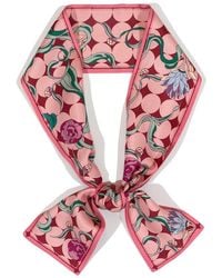 Lost Pattern - Dream Silk Twilly Neck Bow Scarf - Lyst