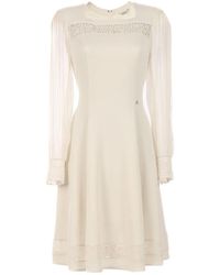 Luna Fashion House - Ivory Lace A-Line Dress, Jody - Lyst