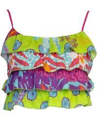 Lalipop Design - Ruffled Crop Top - Lyst