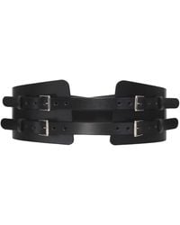 Haute Cuir - Maia Leather Corset Belt - Lyst
