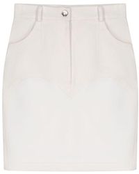 Úchè - Denim Heart Skirt - Lyst