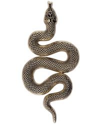 Make Heads Turn - Golden Metal Pin Snake - Lyst