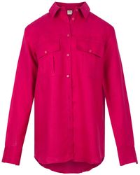 Gunda Hafner Ltd - Linen Safari Shirt - Lyst