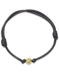 Nialaya - String Bracelet With Gold - Lyst