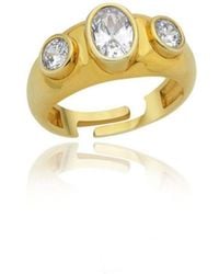 LINYA JEWELLERY - Rosie Stone Signet Ring - Lyst