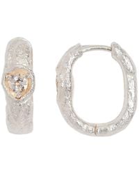 Claire Hill Designs - Topaz Branch Hoop Earrings - Lyst