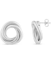 SHYMI - Round Twist Hoop Earrings - Lyst