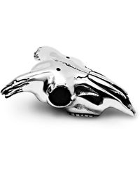 HJÄLTE JEWELLERY Goat Skull Pendant - Metallic