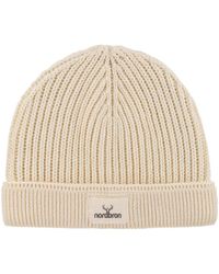 Norbron - Cuat Cream Beanie - Lyst
