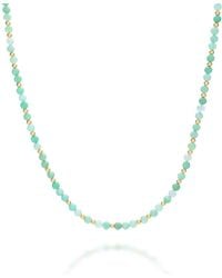 Nellou Jewellery - Jewel Bead May Birthstone Necklace Plated Sterling - Lyst