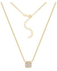 Diamonbliss - Marilyn Monroe Cluster Square Necklace - Lyst