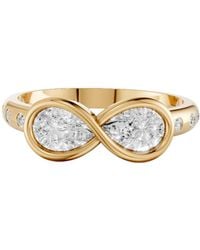 Aya Fine Jewelry - Infinity Pear Lab Diamond Ring - Lyst