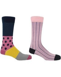 Peper Harow - Made in England - Mayfair & Pin Stripe Socks - Lyst