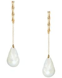 Adriana Pappas Designs - Bamboo Drop Earrings - Lyst