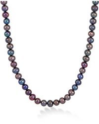 Dower & Hall - Peacock Freshwater Luna Pearl Necklace - Lyst