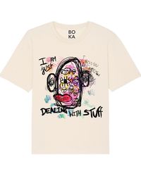Boutique Kaotique - I Am Just Dealing With Stuff Organic Cotton T-Shirt - Lyst
