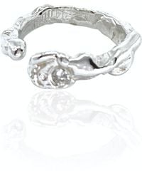 Bio-Trimmings - Onnes Sculpted Cubic Zirconia Ring - Lyst