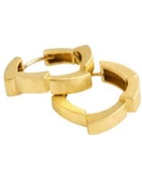 Gutta Design - Big-Rung Earring Plated - Lyst