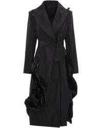 Silvia Serban - Metallic Thread Taffeta Trench Dress - Lyst