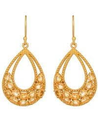 Opium Jewels - Teardrop Earrings - Lyst