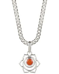 Charlotte's Web Jewellery - Sacral Chakra Necklace - Lyst