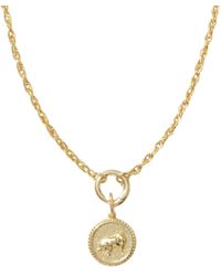 Alexie of Athens - Lunar Long Chain Medallion Necklace- Monkey - Lyst