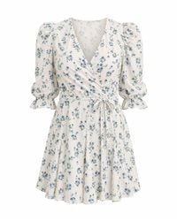 Girl In Mind - Eve Ditsy Floral Skater Mini Dress - Lyst