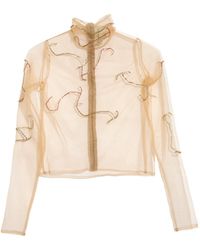 Paloma Lira - Neutrals Chain Top - Lyst