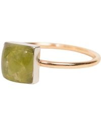 Kate Koel - August Birthstone Peridot Stacking Ring - Lyst