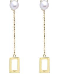 Sheida Farrokhi - Rectangle Drop Earrings - Lyst