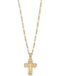 Öugie - The Geo Cross Necklace - Lyst