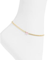 SHYMI - Curb Chain With Stone - Lyst