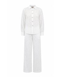 Maui X Lolita - Florence Eyelet Two-Piece Pants Set - Lyst