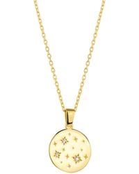 Spero London - Fine Celestial Diamond Pendant Sterling Necklace - Lyst