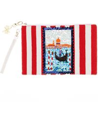 Laines London - Venetian Summer Voyage Hand Beaded Clutch - Lyst