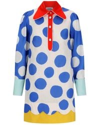 Monika Branagan - Cruise Starboard Polka Dot Dress - Lyst