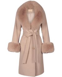 Santinni - Marlene Cashmere & Wool Coat - Lyst