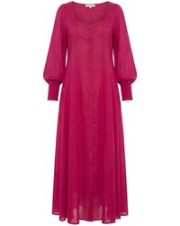 Adrift Clothing - Ophelia Button Through Dress - Lyst