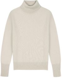 Loop Cashmere - Cashmere Polo Neck Sweater - Lyst