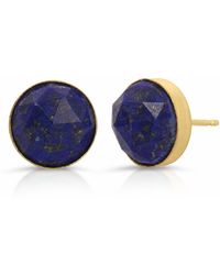 Heather Hawkins Jewelry - Rose Cut Lapis Lazuli Oversized Studs - Lyst