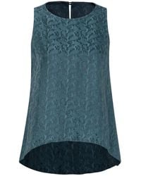 Silk and Bears - Ophelia Dynasty Draped Silk Shell Top - Lyst