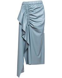 ARTISTA - Celeste Sky Gathered Midi Skirt - Lyst
