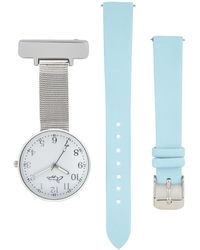 Bermuda Watch Company - Annie Apple Empress Interchangeable Leather, Mesh Wrist To Nurse Watch Ladies - Lyst