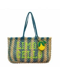 Lilly Loves - Limonchello Jute Bag With Charm - Lyst