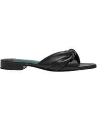 Florrie London - Emma Flat Leather Sandal - Lyst